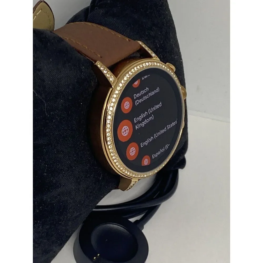 Fossil Gen 4 Authentic Digital Dial Smart Watch Custom Band FTW6011 AB426